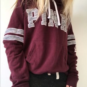 Maroon PINK Victoria’s Secret Hoodie